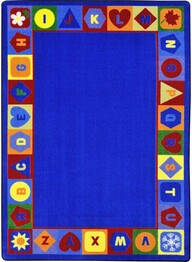 Joy Carpets Kid Essentials Seasons & Shapes Alphabet Multi